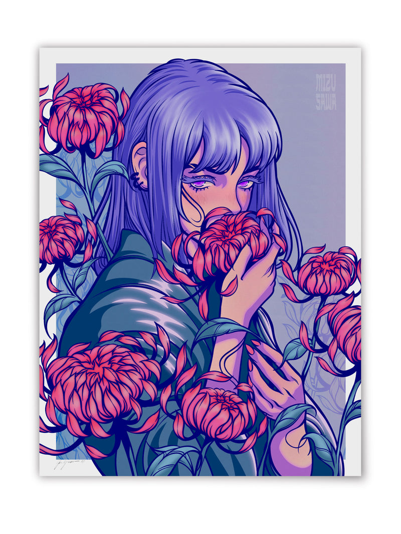 Wake Up And Smell The Flowers - Limited Edition Print